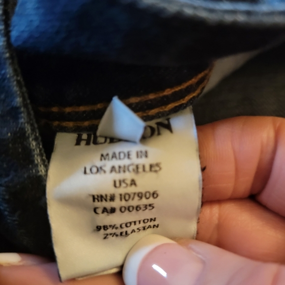 WOMENS Hudson Skinny Backflap Pocket Jeans - Picture 5 of 10